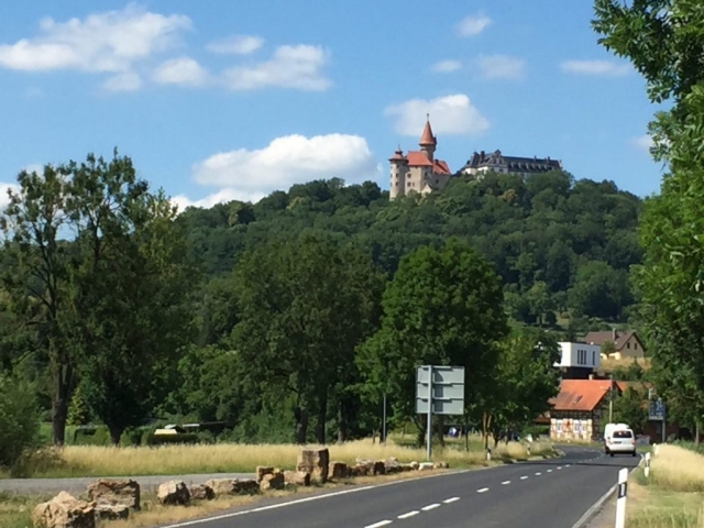 Blick auf Veste Heldburg